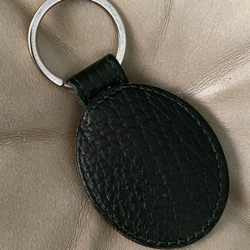LKNW Vintage Dooney & Bourke Forest/Hunter Wallet & Oval Duck Key Fob Ring Set - Picture 13 of 13